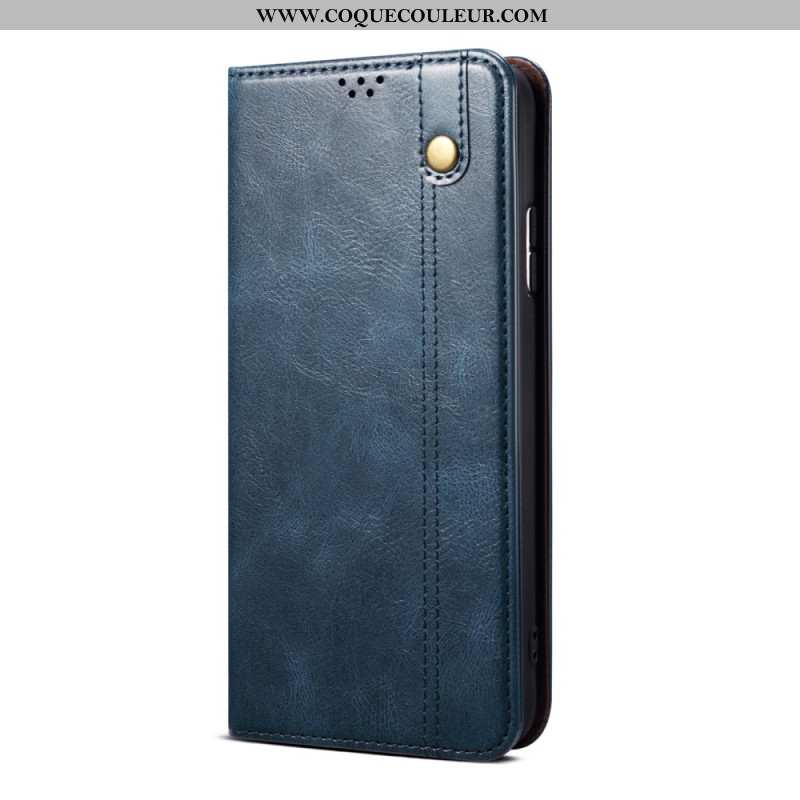 Flip Cover Samsung Galaxy A16 4G / 5G Simili Cuir Ciré