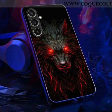 Coque Samsung Galaxy A16 4G / 5G Call Flash Series Loup aux Yeux Rouges