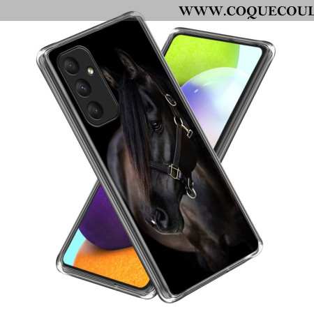 Coque Samsung Galaxy A55 5G Prince Cheval Noir