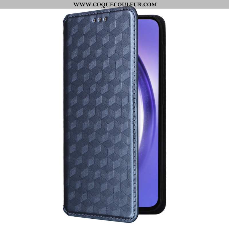 Flip Cover Samsung Galaxy A55 5G Losanges 3D