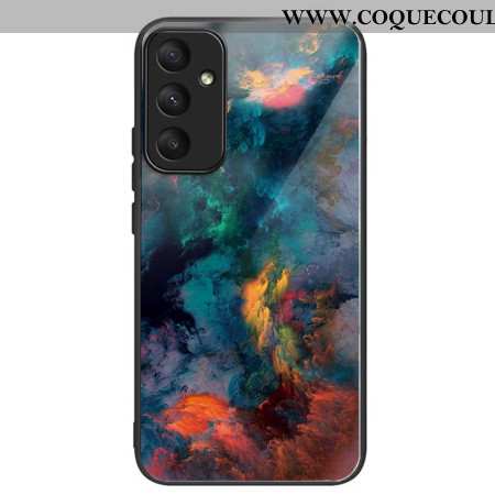 Coque Samsung Galaxy A55 5G Verre Trempé Nuages Colorés