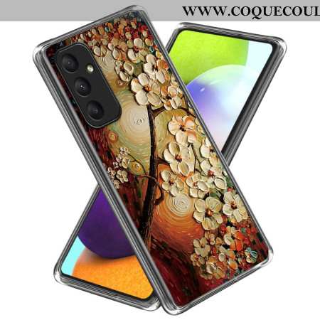 Coque Samsung Galaxy A55 5G Fleurs Peintes