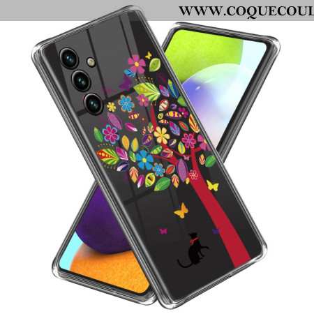 Coque Samsung Galaxy A55 5G Chat et Arbre