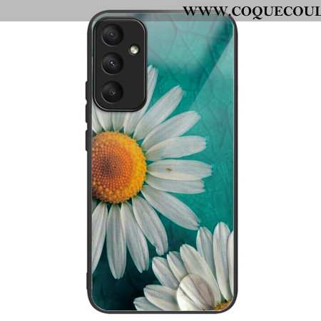 Coque Samsung Galaxy A55 5G Verre Trempé Marguerite