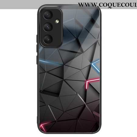 Coque Samsung Galaxy A55 5G Verre Trempé Triangles Noirs