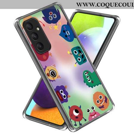 Coque amsung Galaxy A55 5G Monstres Cartoon