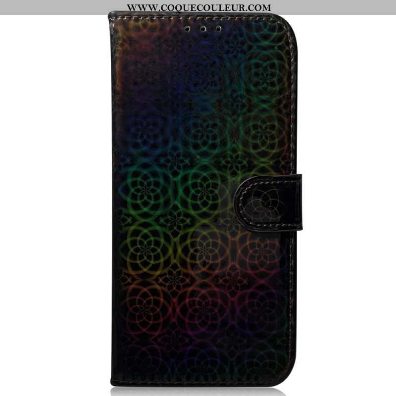 Housse Samsung Galaxy A55 5G Style Disco à Lanière