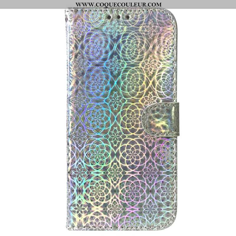 Housse Samsung Galaxy A55 5G Style Disco à Lanière