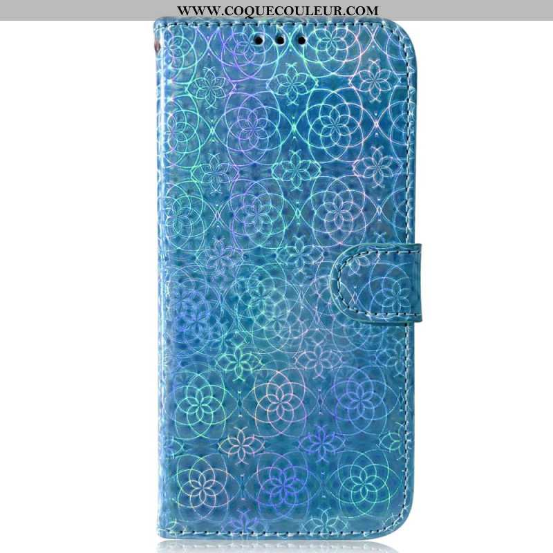 Housse Samsung Galaxy A55 5G Style Disco à Lanière