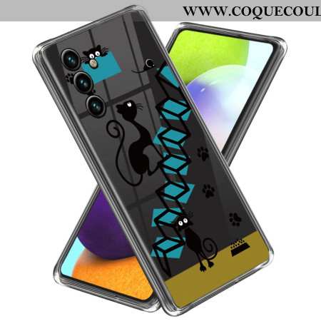 Coque Samsung Galaxy A55 5G Chat et Souris