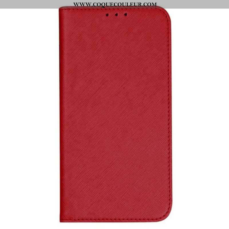 Flip Cover Samsung Galaxy A55 5G Texture Croisée