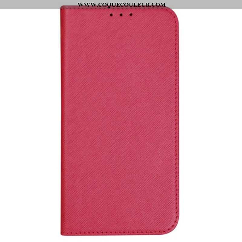 Flip Cover Samsung Galaxy A55 5G Texture Croisée