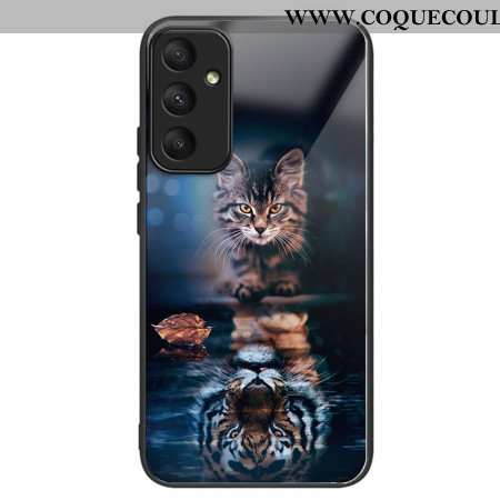 Coque Samsung Galaxy A55 5G Verre Trempé chat et tigre