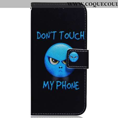 Housse Samsung Galaxy A55 5G Emoji Phone Don't Touch my Phone