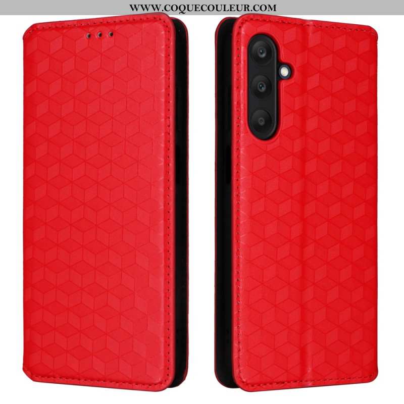 Flip Cover Samsung Galaxy M55 5G Motif Losanges