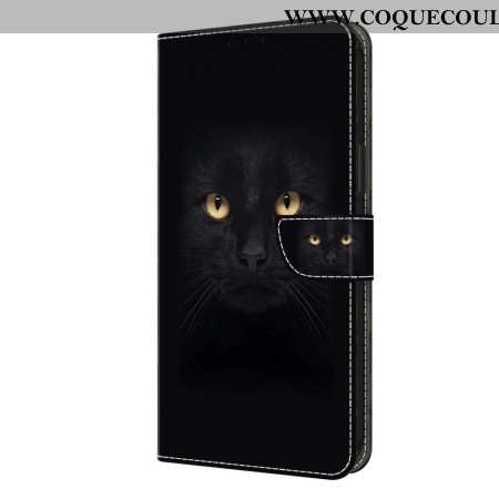 Housse Samsung Galaxy S24 5G Yeux de Chat noir