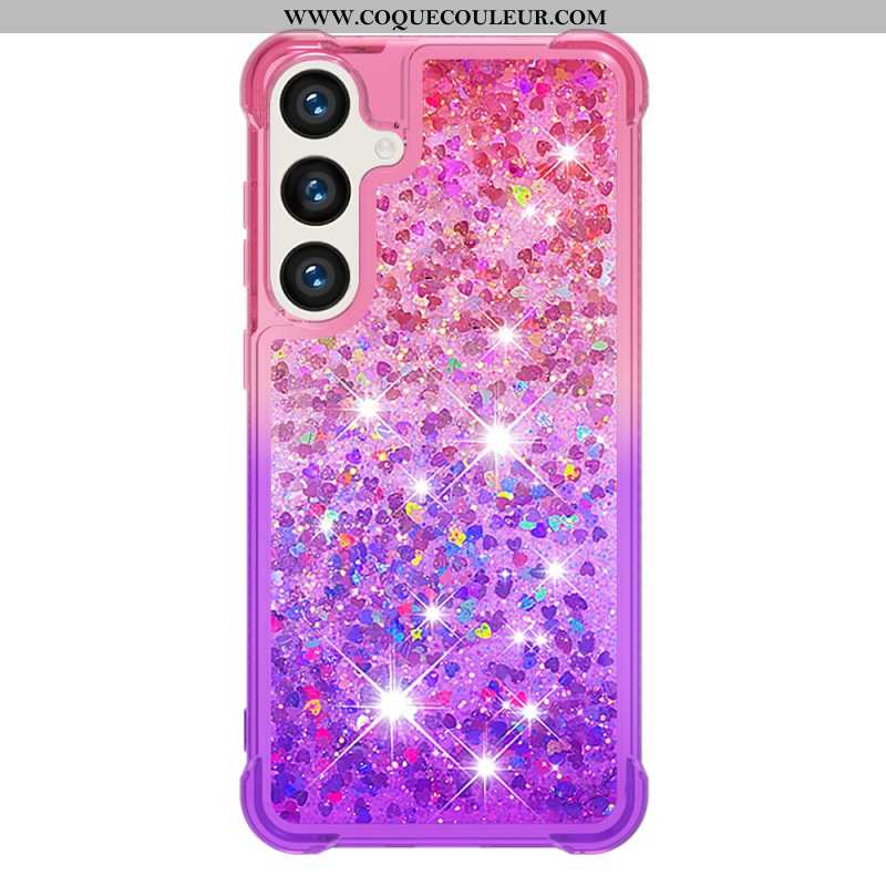 Coque Samsung Galaxy S24 5G Dégradé Paillettes