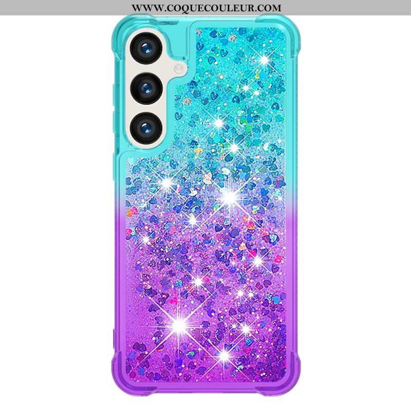 Coque Samsung Galaxy S24 5G Dégradé Paillettes