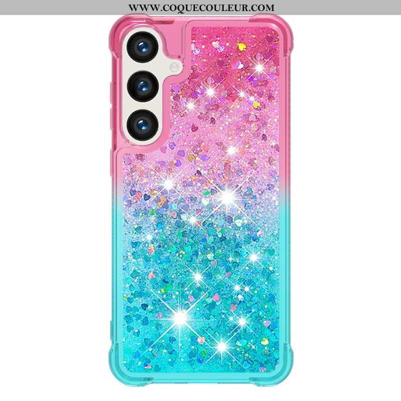 Coque Samsung Galaxy S24 5G Dégradé Paillettes