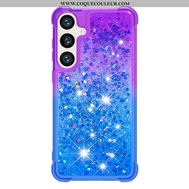 Coque Samsung Galaxy S24 5G Dégradé Paillettes