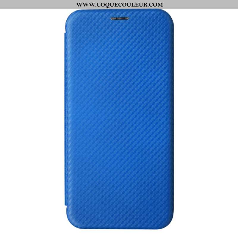 Flip Cover Samsung Galaxy S24 5G Fibre Carbone