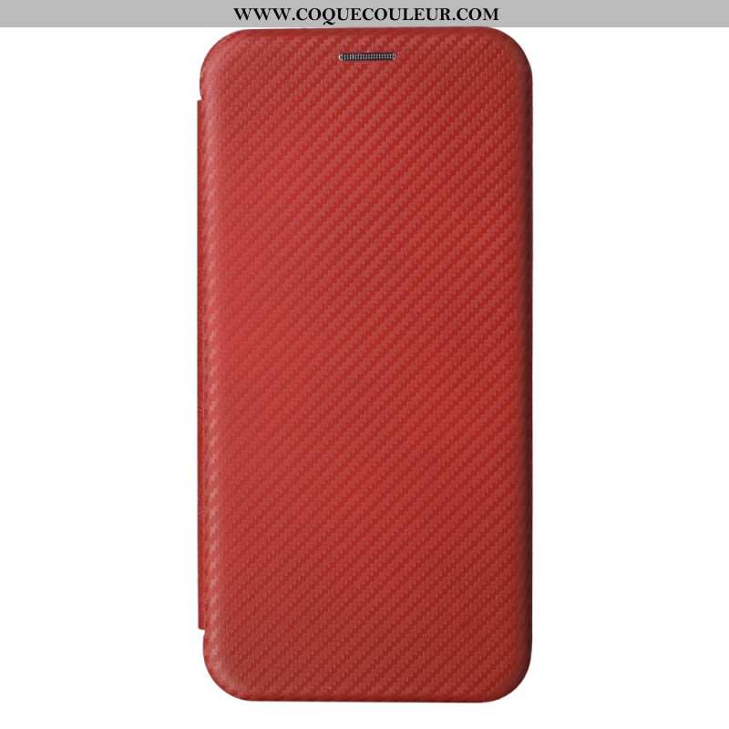 Flip Cover Samsung Galaxy S24 5G Fibre Carbone