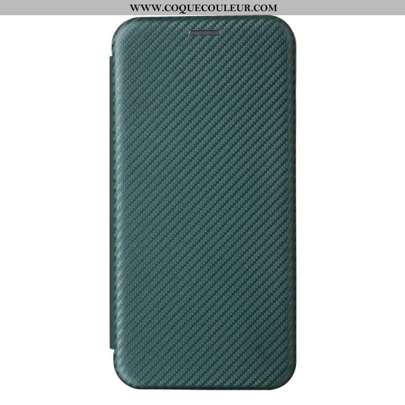 Flip Cover Samsung Galaxy S24 5G Fibre Carbone