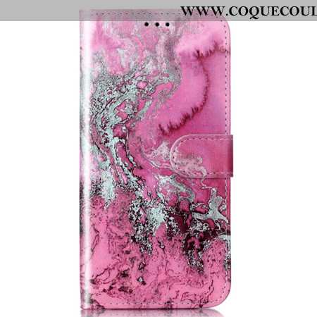 Housse Samsung Galaxy S24 5G Motif Marbré Rose