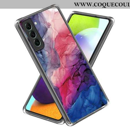 Coque Samsung Galaxy S24 Motif Marbre Abstrait Aquarelle