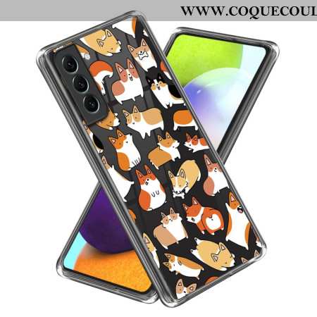 Coque Samsung Galaxy S24 5G Transparente Chiens