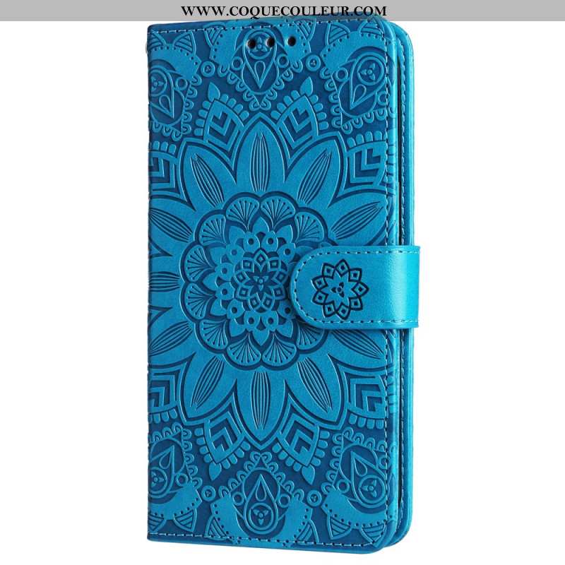 Housse Samsung Galaxy S245G Mandala Flamboyant à Lanière