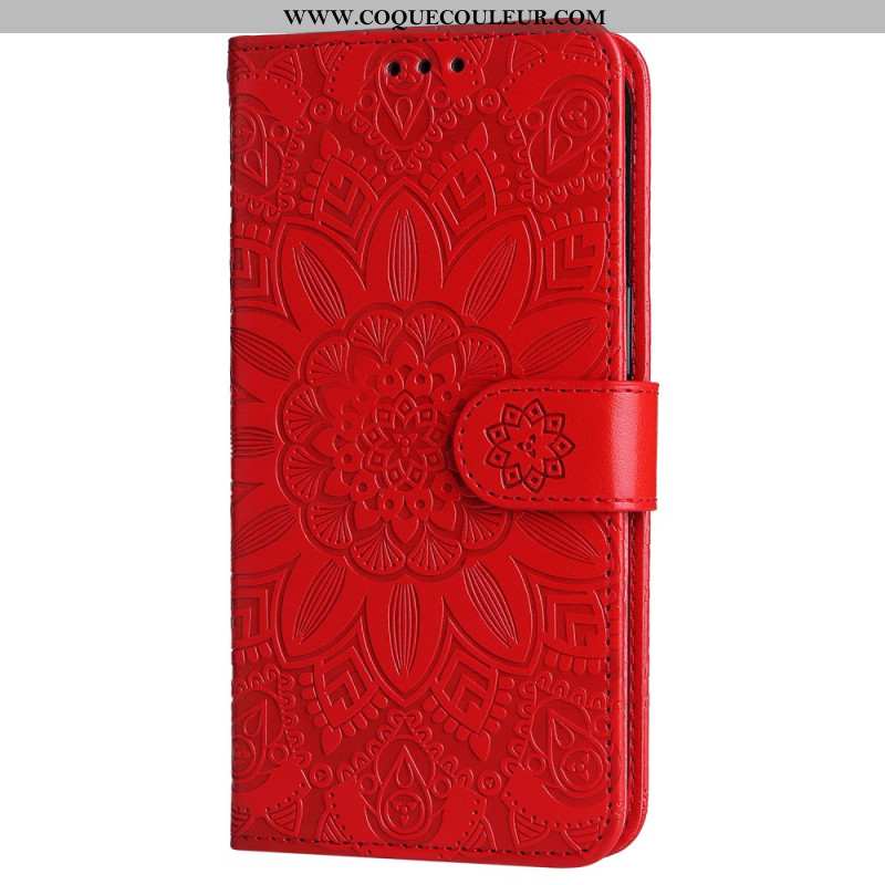 Housse Samsung Galaxy S245G Mandala Flamboyant à Lanière