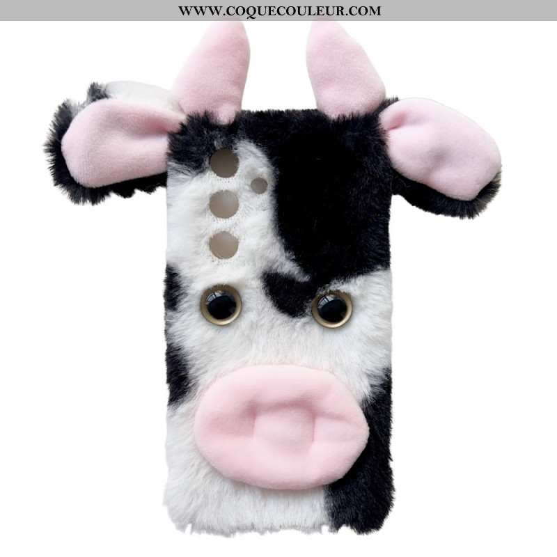 Coque Samsung Galaxy S24 5G Vache Peluche