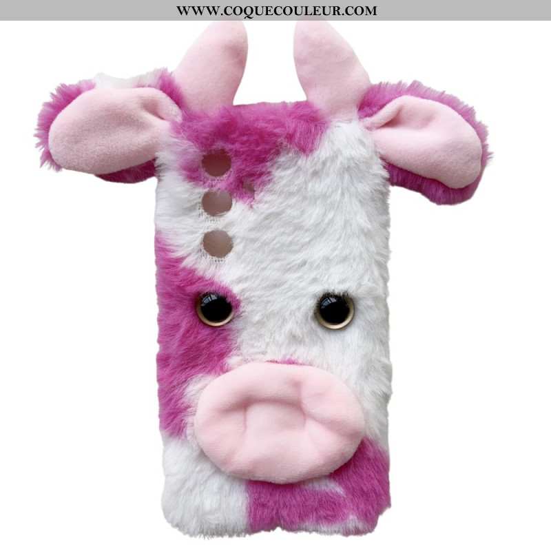 Coque Samsung Galaxy S24 5G Vache Peluche