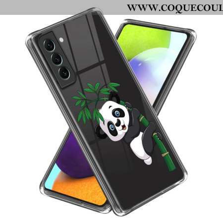 Coque Samsung Galaxy S24 5G Transparente Panda et Bambou