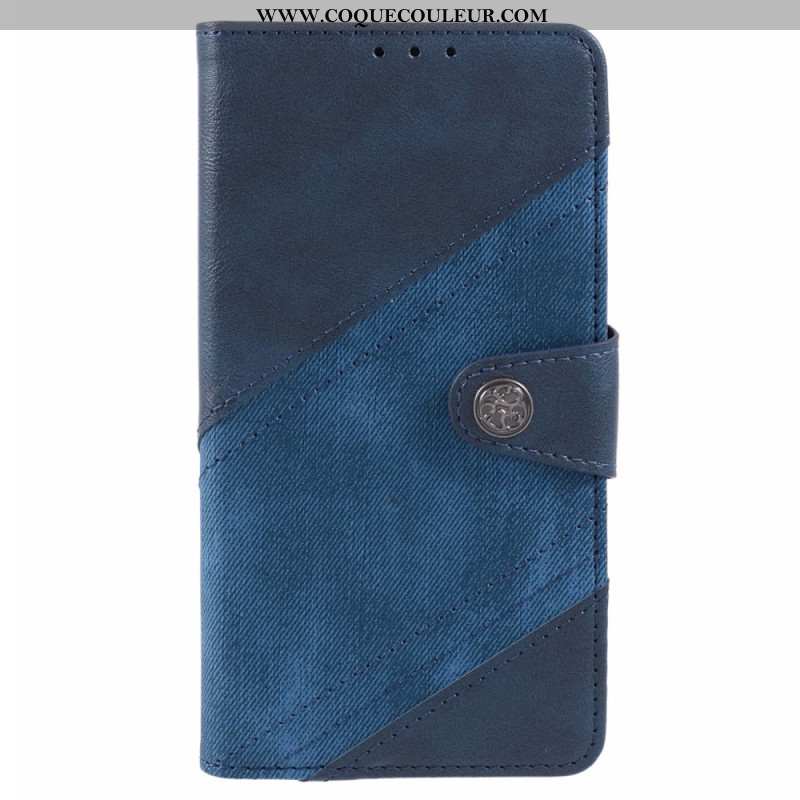 Housse Samsung Galaxy S24 5G Style Jeans Bicolore