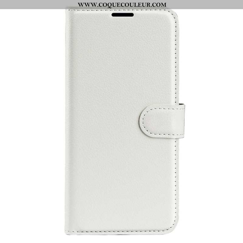 Housse Samsung Galaxy S24 5G Simili Cuir Litchi