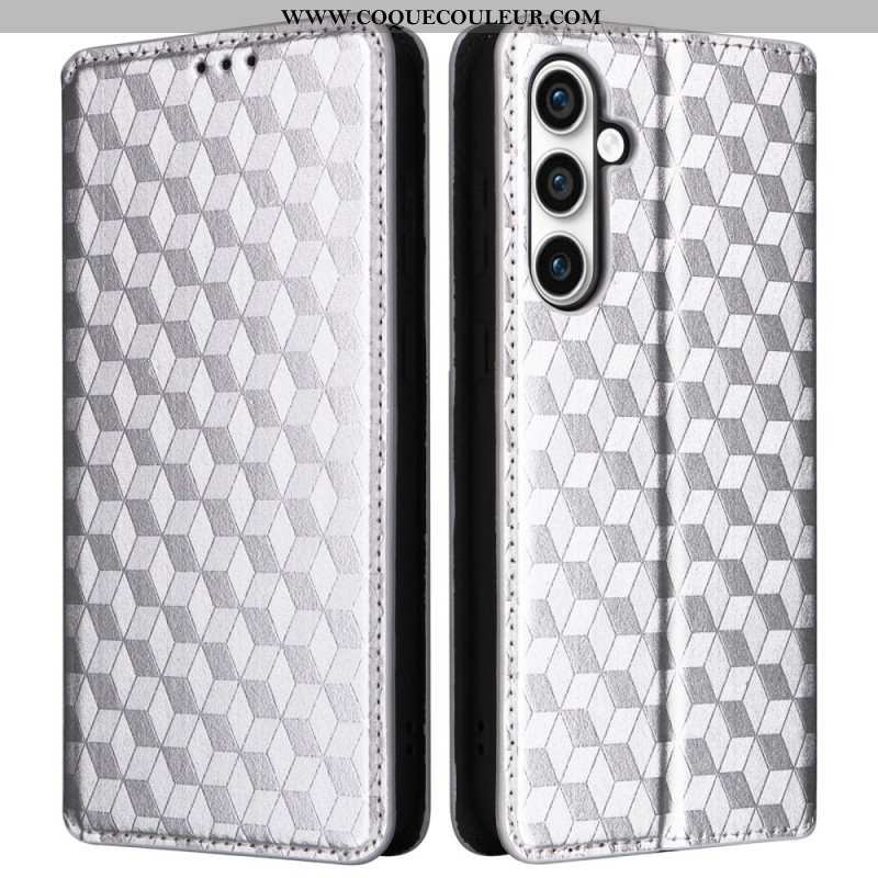 Flip Cover Samsung Galaxy S24 FE Motif Losanges