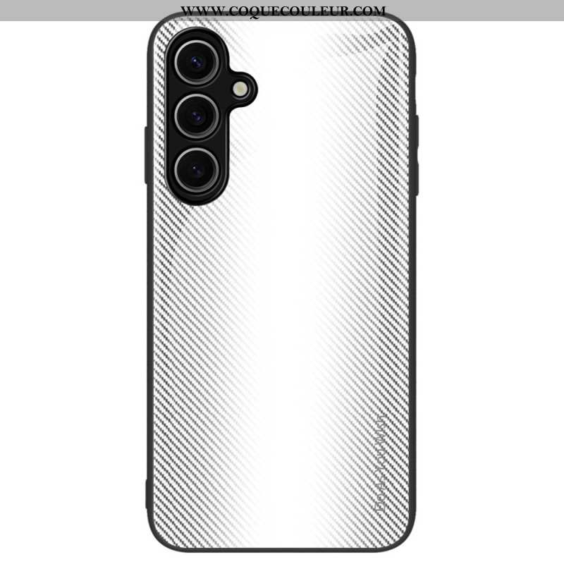 Coque Samsung Galaxy S24 FE Verre Trempé Fibre Carbone