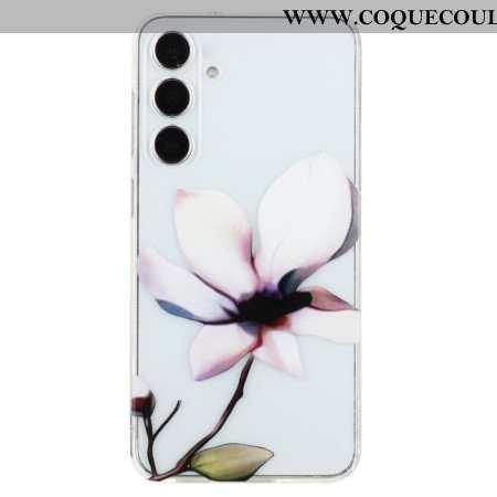 Coque Samsung Galaxy S24 FE Fleur blanche