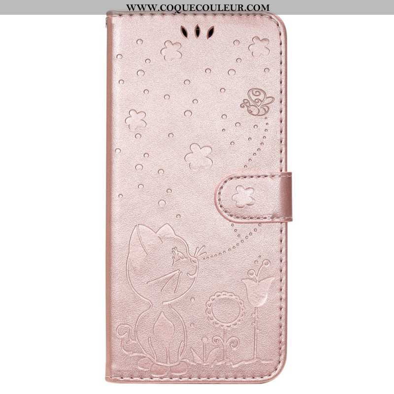 Housse Samsung Galaxy S24 FE Chat et Abeille