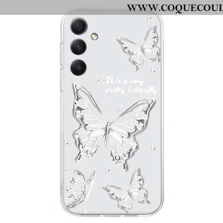 Coque Samsung Galaxy S24 FE Motif Papillon