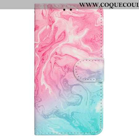 Housse Samsung Galaxy S24 FE Marbre Rose et Vert