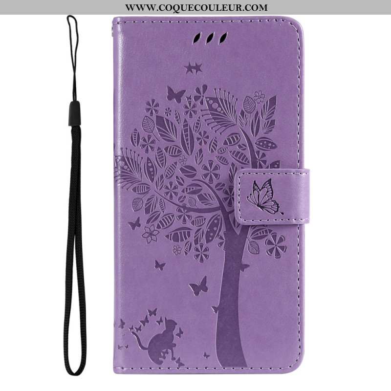 Housse Samsung Galaxy S24 FE Arbre et Chat