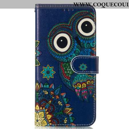 Housse Samsung Galaxy S24 FE Hibou Bleu