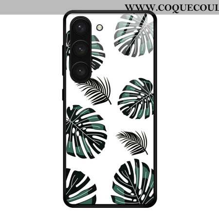 Coque Samsung Galaxy S24 Plus 5G Verre Trempé Feuilles