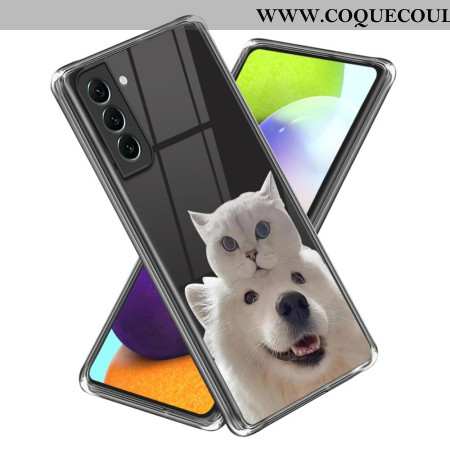 Coque Samsung Galaxy S24 Plus 5G Chat et Chien