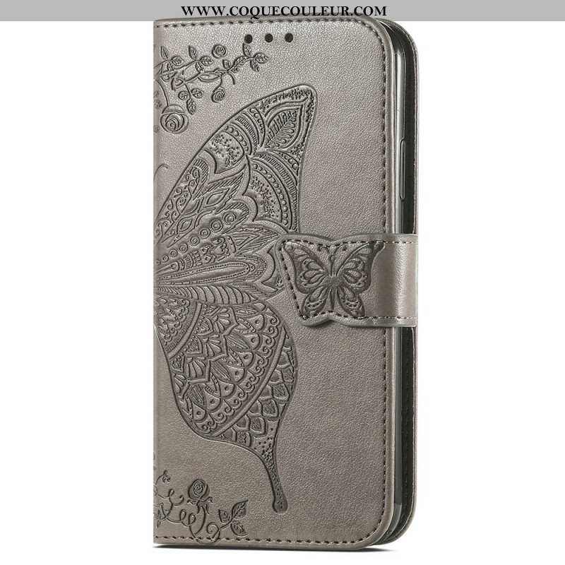 Housse Samsung Galaxy S24 Plus 5G Papillon Baroque