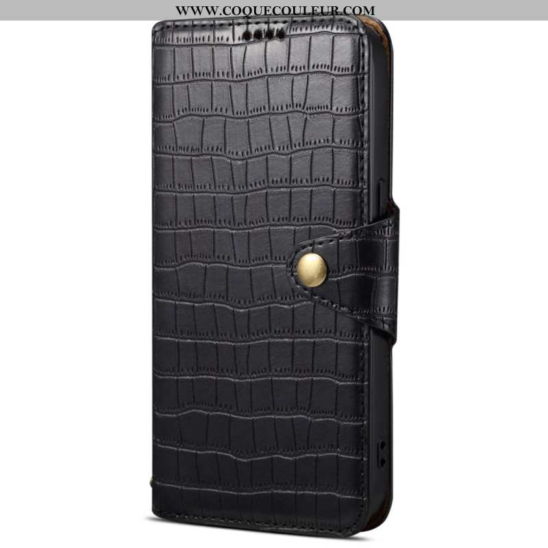 Housse Samsung Galaxy S24 Plus 5G Texture de Crocodile