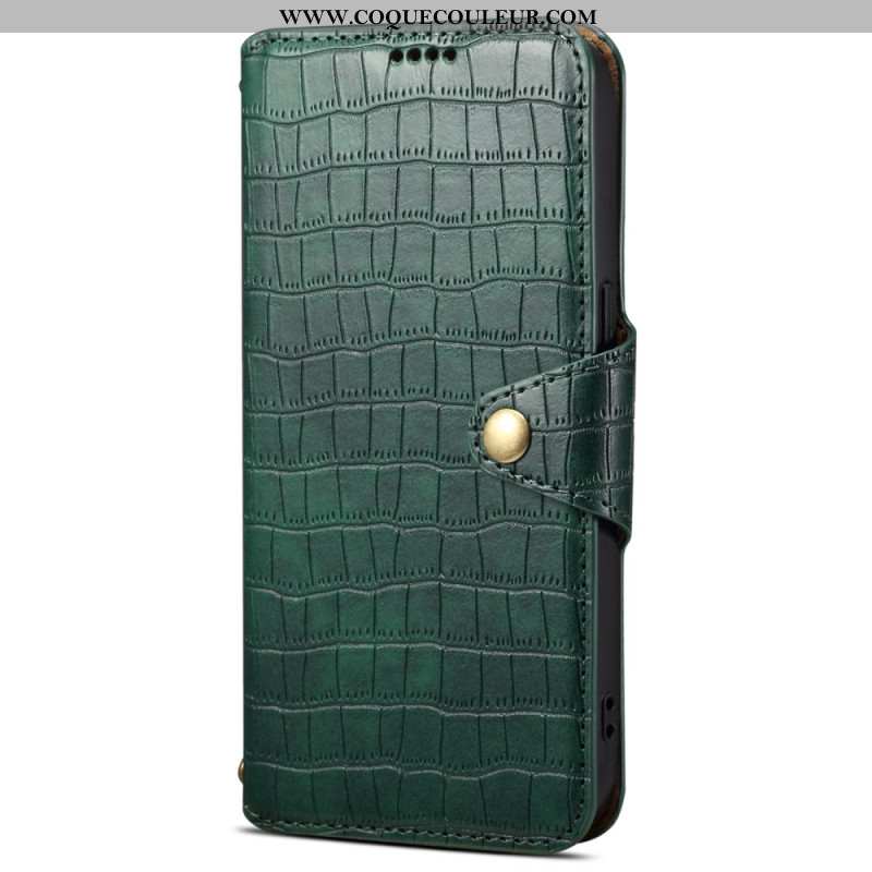 Housse Samsung Galaxy S24 Plus 5G Texture de Crocodile